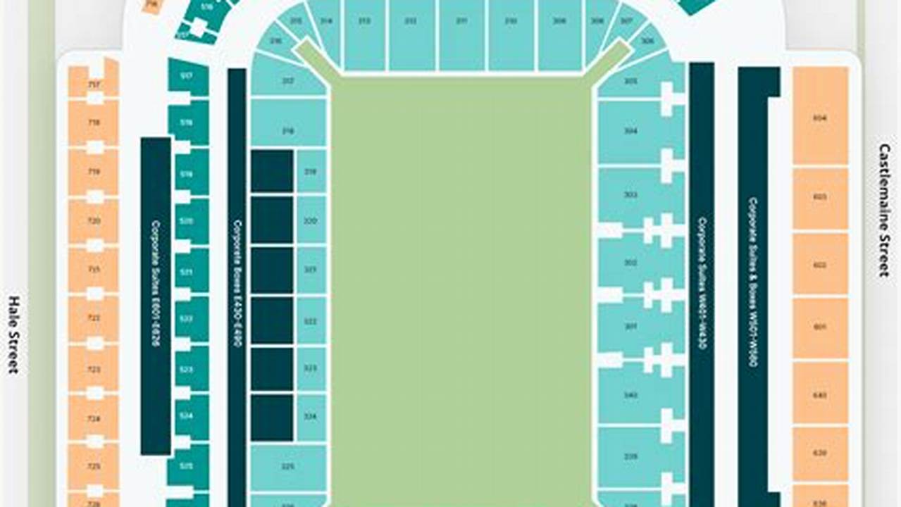 Suncorp Stadium Virtual Map 2025