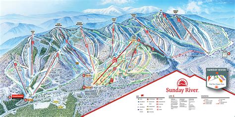 Sunday River Ski Map