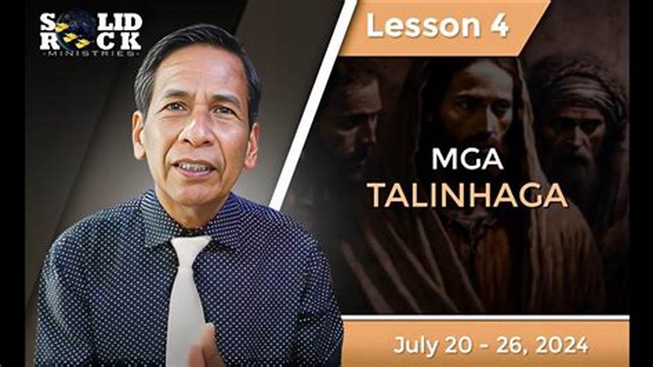 Sunday School Lesson 2024 Tagalog
