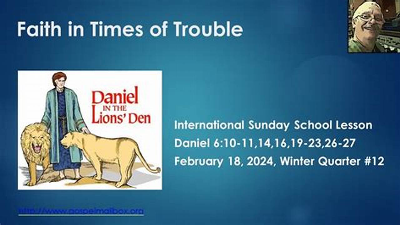 Sunday School Lesson February 18 2025
