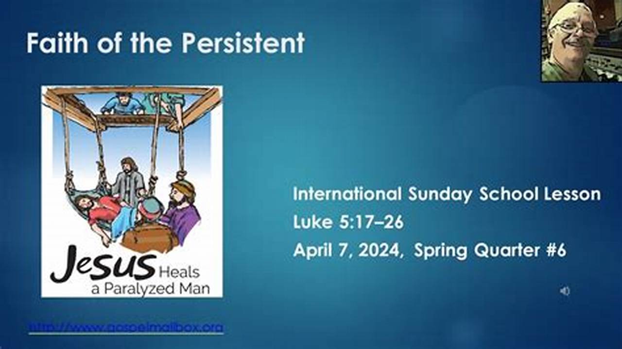 Sunday School Lesson For April 30th 2024 2024