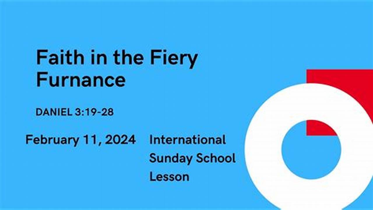 Sunday School Lesson For Feb 11 2024