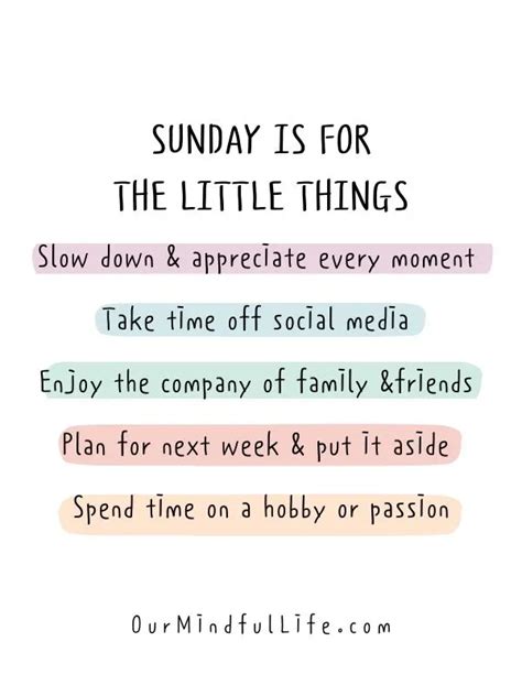 Sunday: Mindful Moment