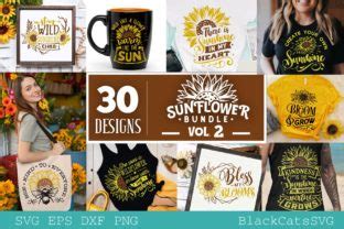 Download Sunflower Bundle 30 Designs - Vol 2 Images