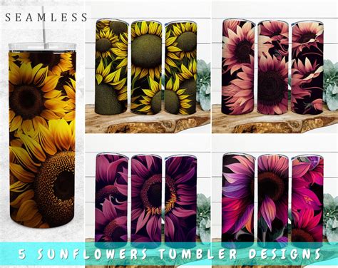 Download Sunflower Sublimation Designs Bundle Commercial Use