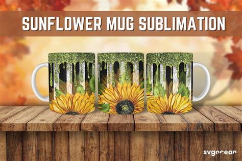 Download Sunflower Sublimation. Design for Print Cut Files