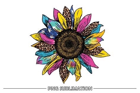 Download Sunflower Sublimation. Design for Print Files For Crafts