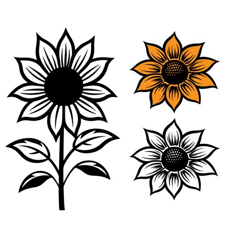 Radiant and Beautiful Sunflower SVG for Your Next Creative Project - Unleash Your Imagination Today!