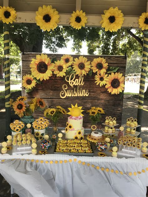 Sunflower Theme Party