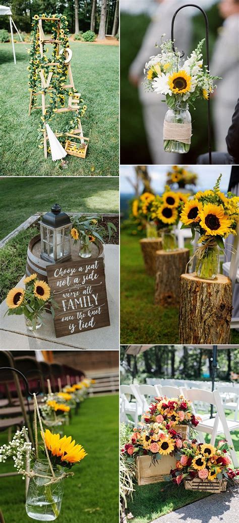 Stunning Sunflower Wedding Decorations To Brighten Your Big Day!