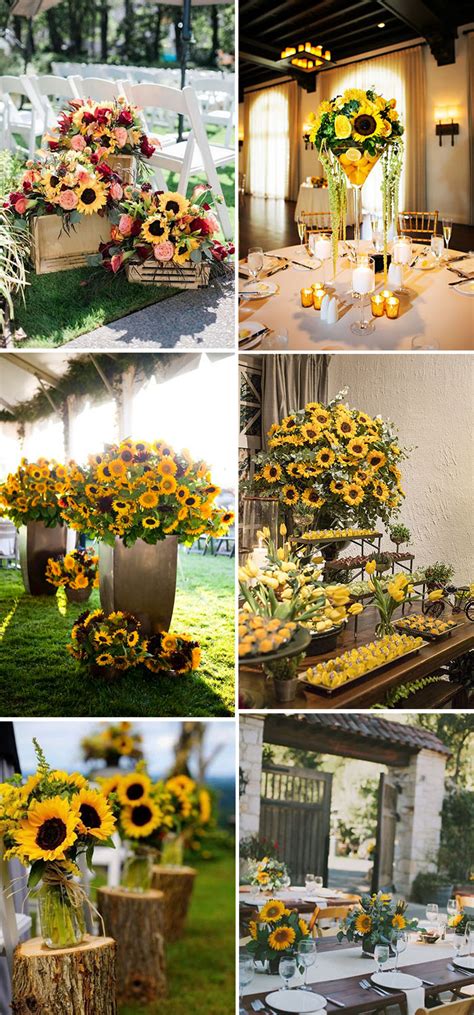 Brighten Up Your Big Day: Stunning Sunflower Wedding Ideas
