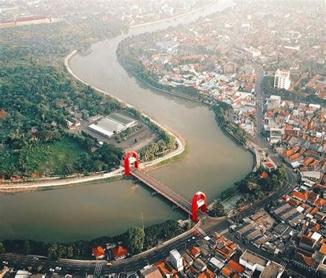 Sungai Cisadane di Tangerang