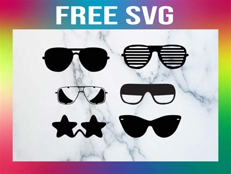 Elevate Your Style with Eye-Catching Sunglasses SVG Free Downloads!