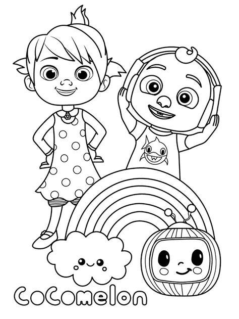 Sunny And Melon Coloring Pages