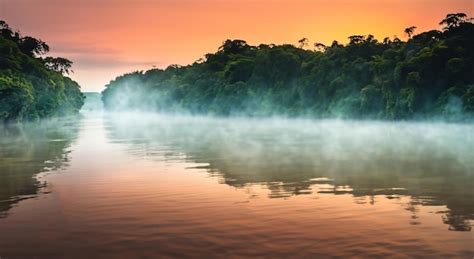 Sunrise Amazon River