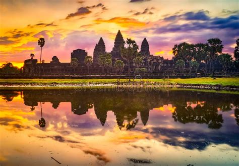 Sunrise Reflecting Angkor Wat