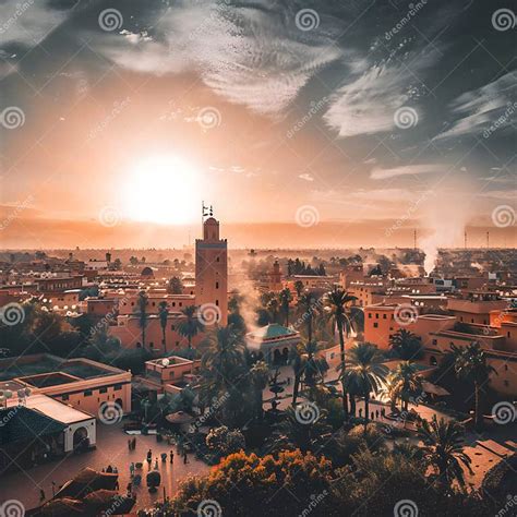 Sunrise over Marrakech