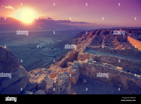 Sunrise over Masada