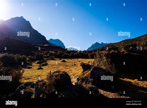 Sunrise over Peruvian Mountains