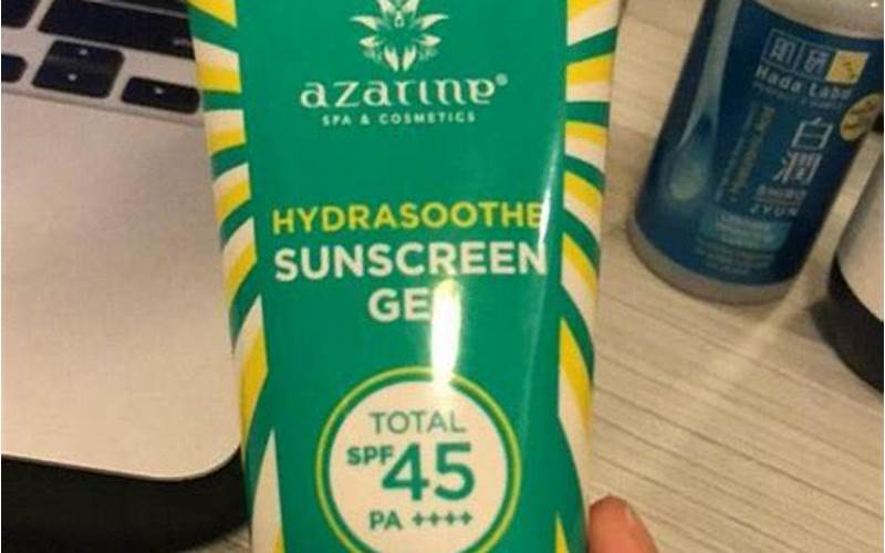 Sunscreen Azarine Bisa Menghilangkan Bekas Jerawat?