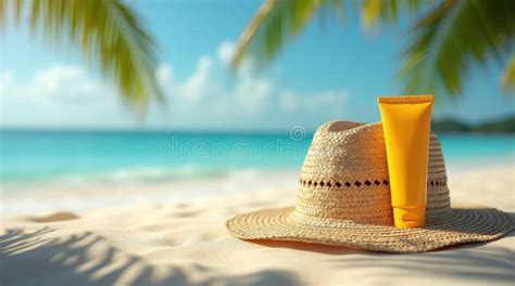 Sunscreen Hat Beach Vacation