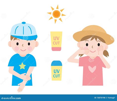 Sunscreen and hats