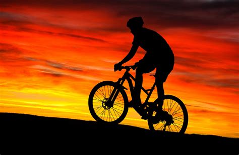 Sunset Bike Riding