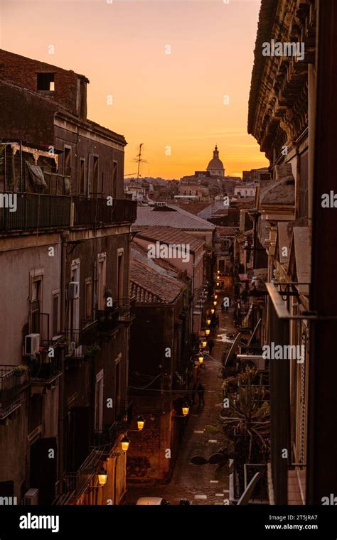 Sunset Catania Italy
