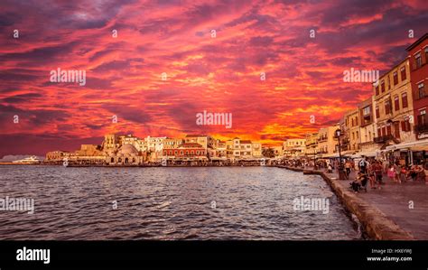 Sunset Chania Crete