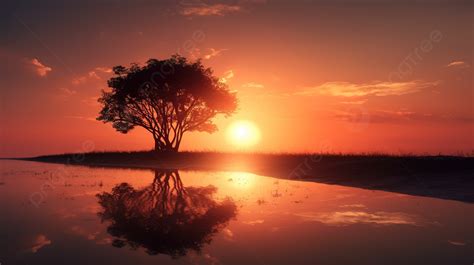 Sunset Colors Reflections