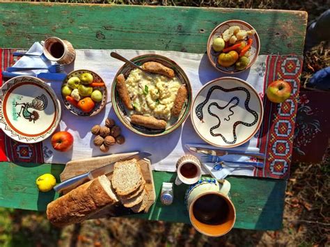 Sunset Dinner Apuseni Mountains