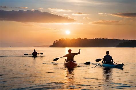 Sunset Kayaking Photography