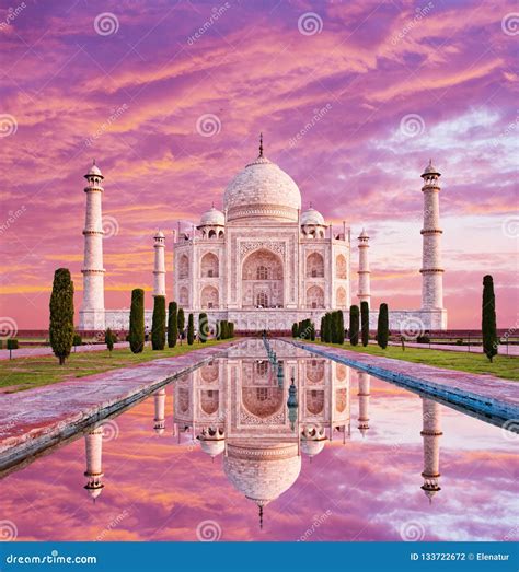 Sunset Light Taj Mahal