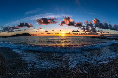 Sunset Ligurian Sea