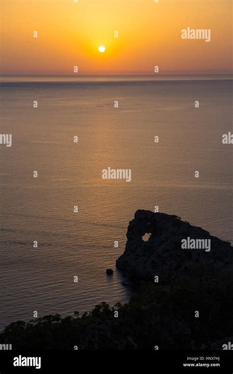 Sunset Over Sa Foradada