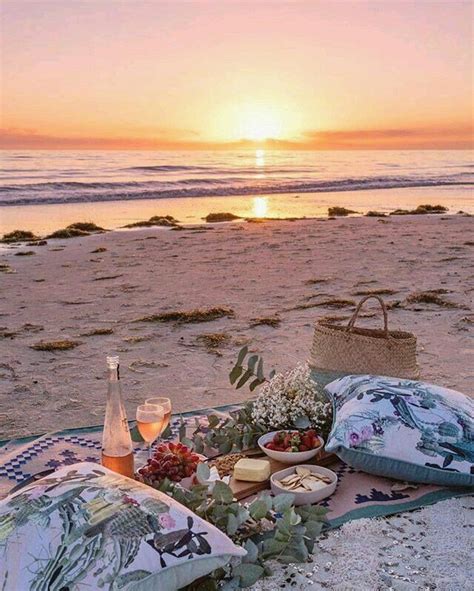 Sunset Picnic Beach