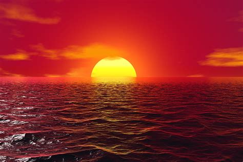 Sunset Reflection Water