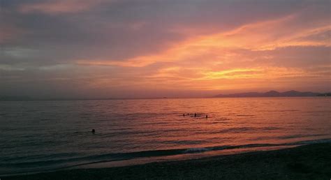 Sunset Swim Greece