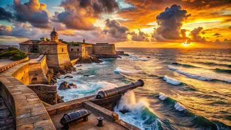 Sunset at Copacabana Fort