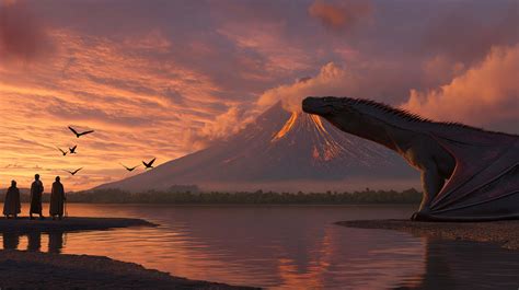 Sunset at Dragon Lake