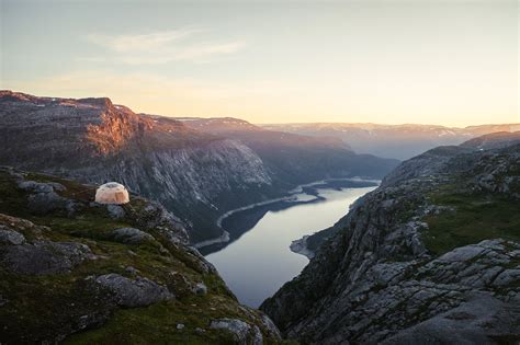 Sunset at Trolltunga