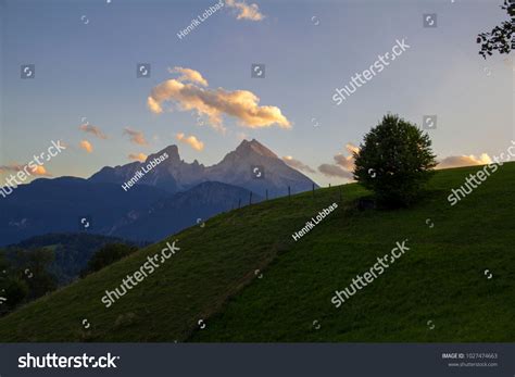 Sunset in Bavarian Alps