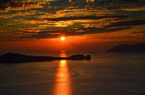 Sunset in Milos Greece
