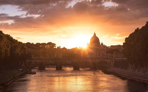 Sunset in Rome