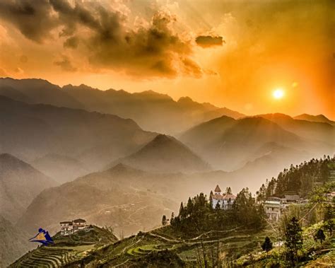 Sunset in Sapa