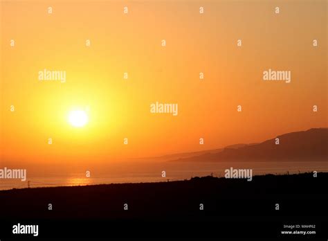 Sunset in Tangier Morocco