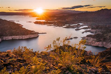 Sunset on Lake Mead