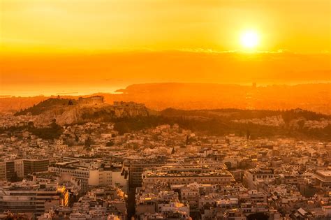 Sunset viewing athens