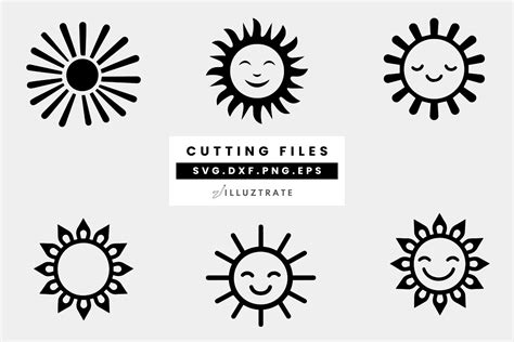 Let Sunshine Illuminate Your Creativity: Top-Quality SVGs for All Your Design Needs