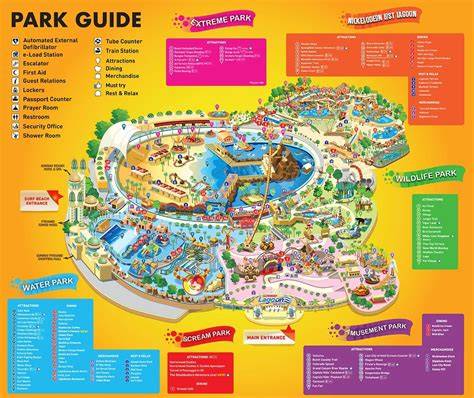 Sunway Lagoon Map